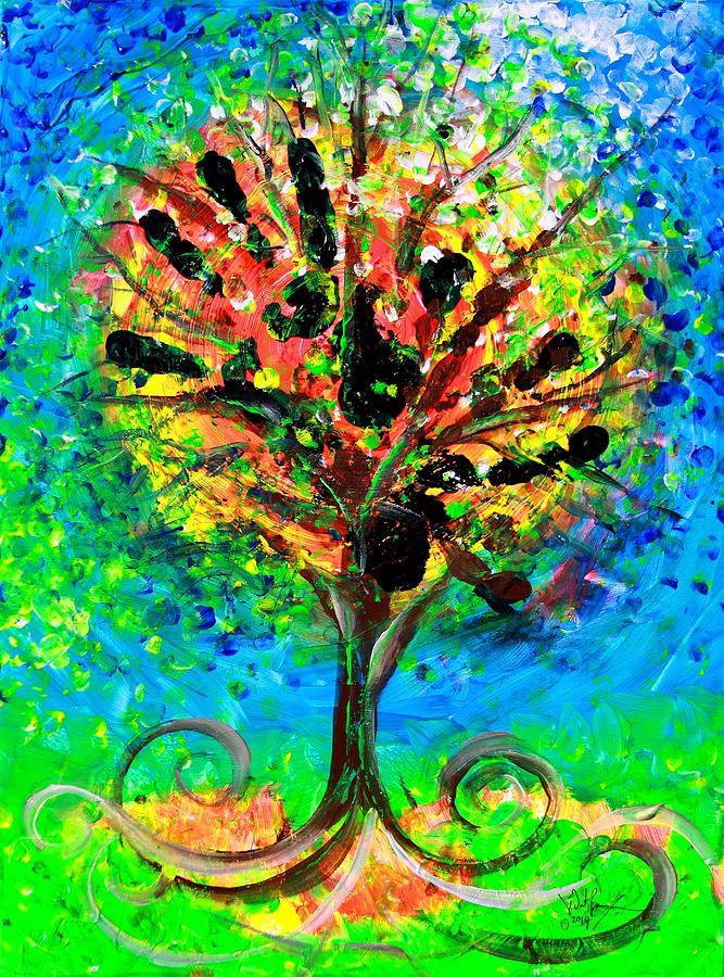 Tree of Faith Painting by J Vincent Scarpace
