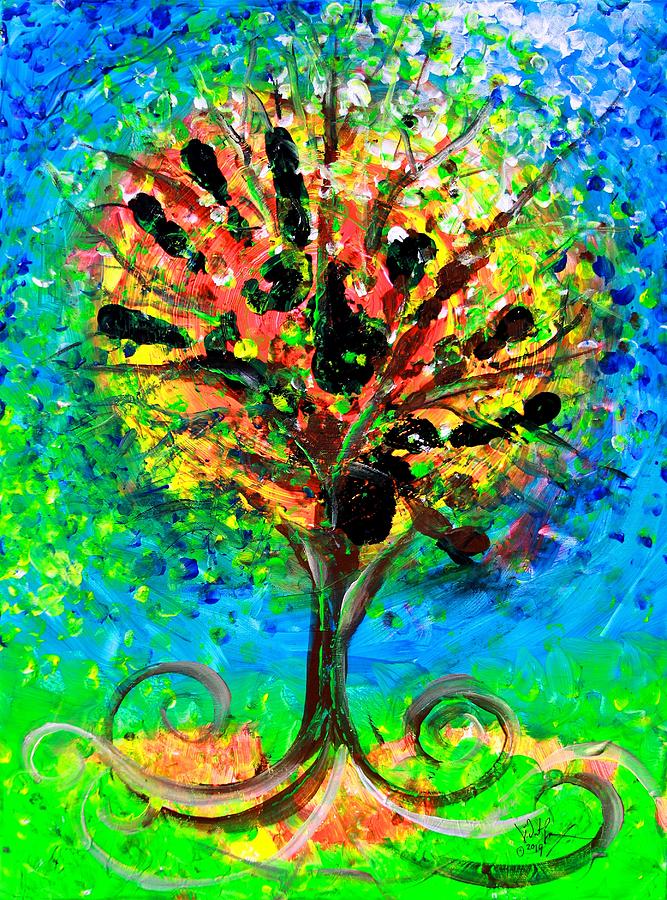 Tree Of Faith Painting