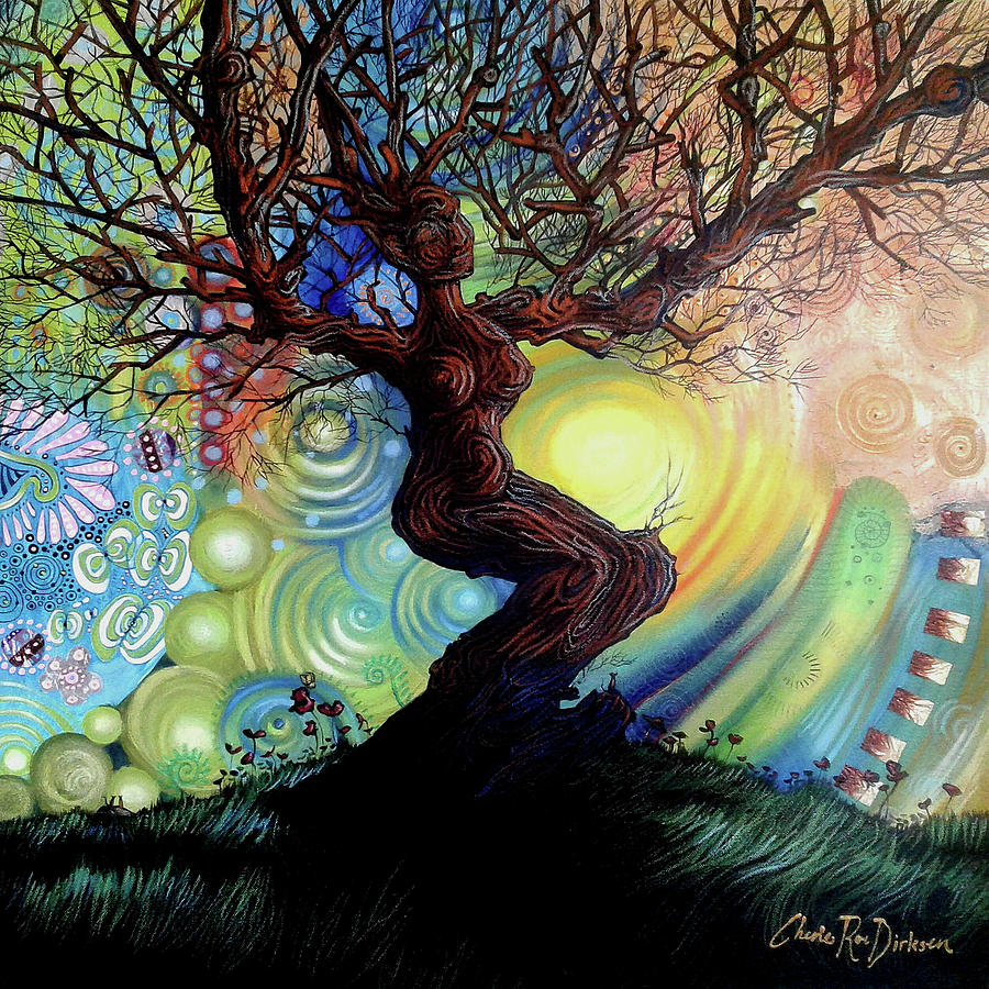 Pattern Painting - Tree Of Life - Celebration by Cherie Roe Dirksen