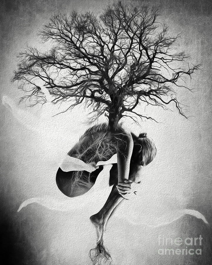 Shape Photograph - Tree Of Life by Erik Brede Shape Photograph - Tree Of Life by Erik Brede