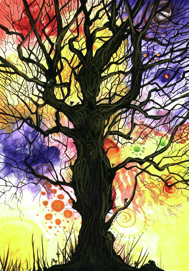 Tree Painting - Tree Of Life II by Cherie Roe Dirksen