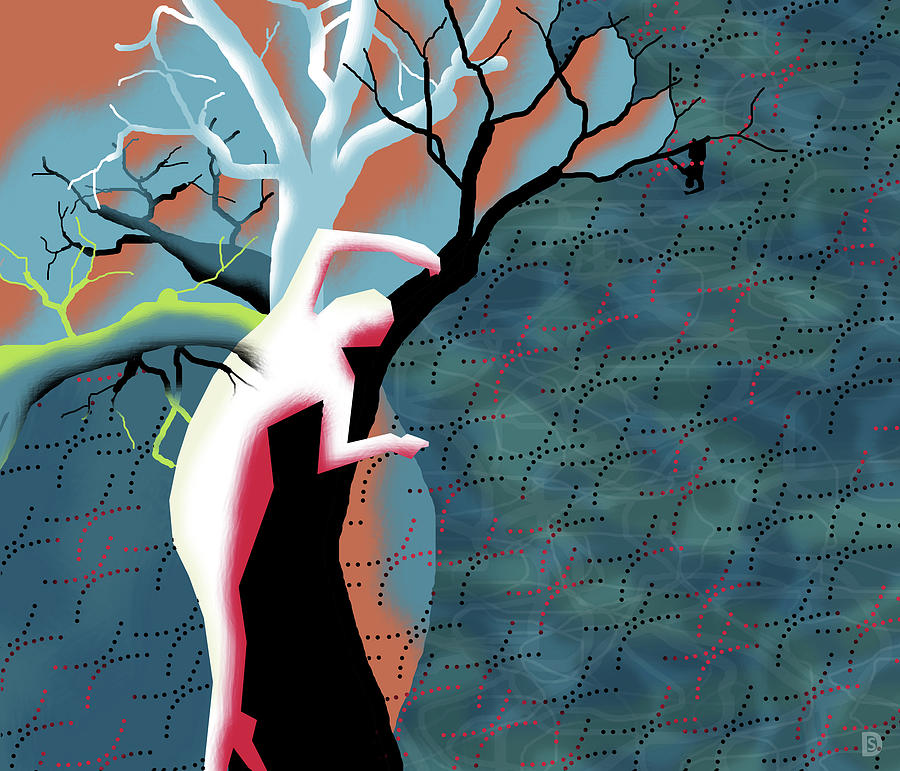 Tree People Digital Art by Darwin Stead