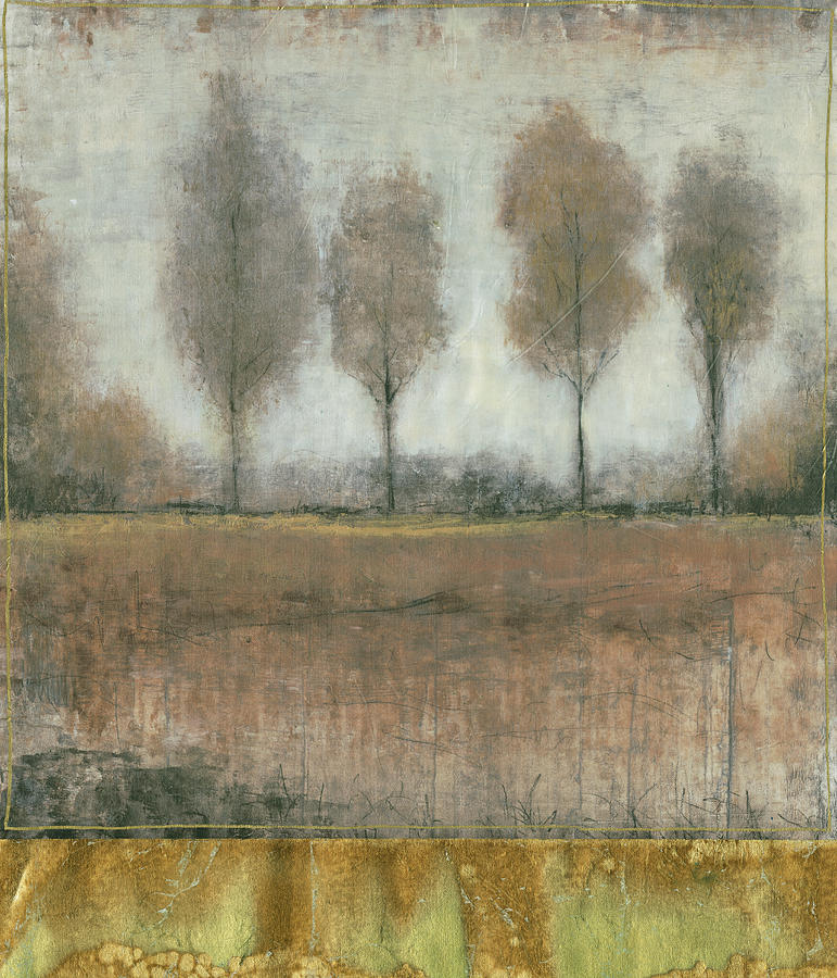 Treeline Fog II Painting by Tim Otoole