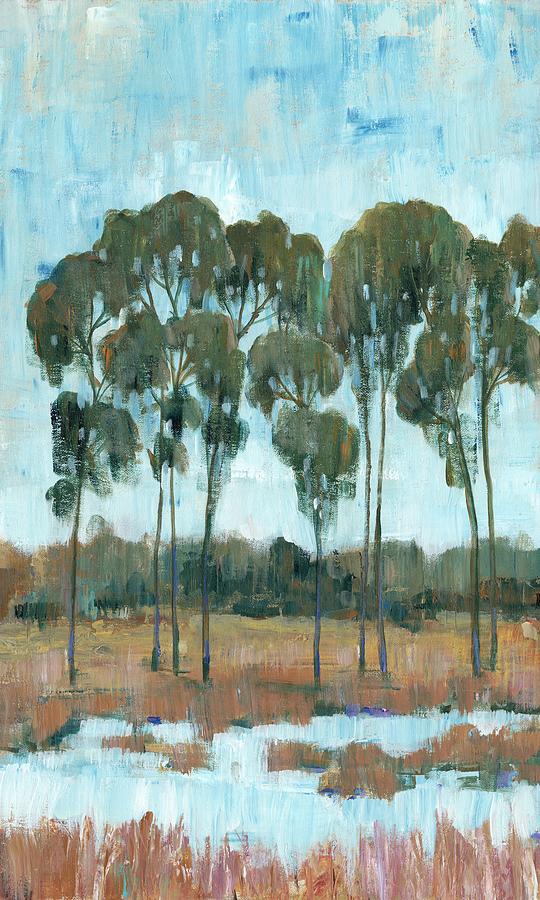 Trees In The Marsh II Painting by Tim Otoole - Fine Art America