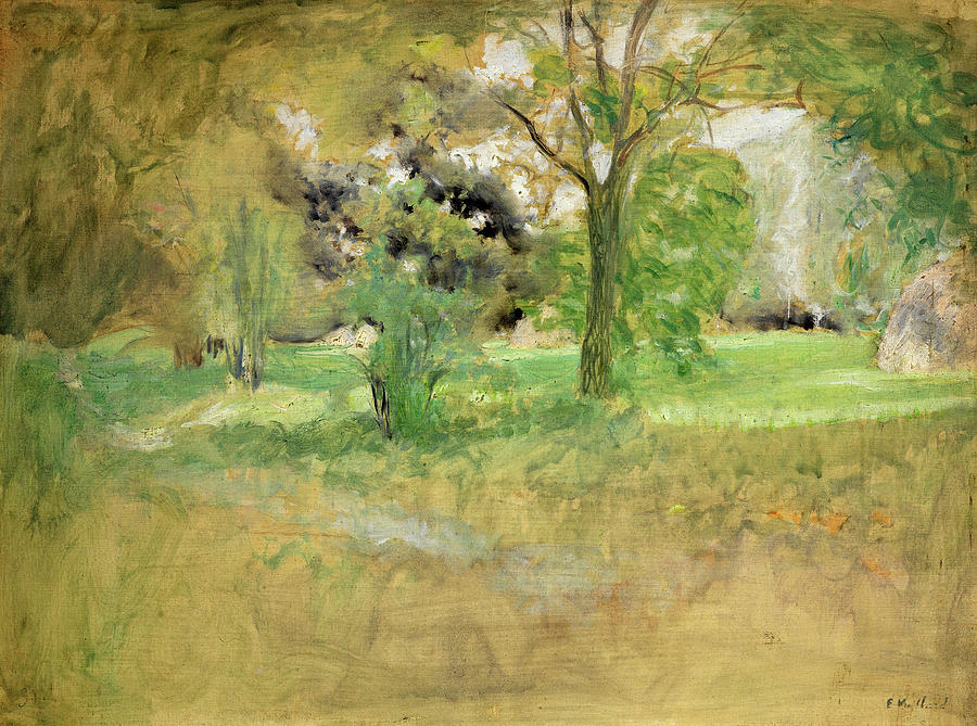 Trees in the meadow Painting by Edouard Vuillard - Fine Art America