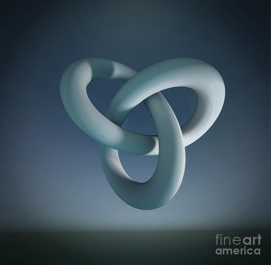 Trefoil Knot Photograph by Robert Brook/science Photo Library