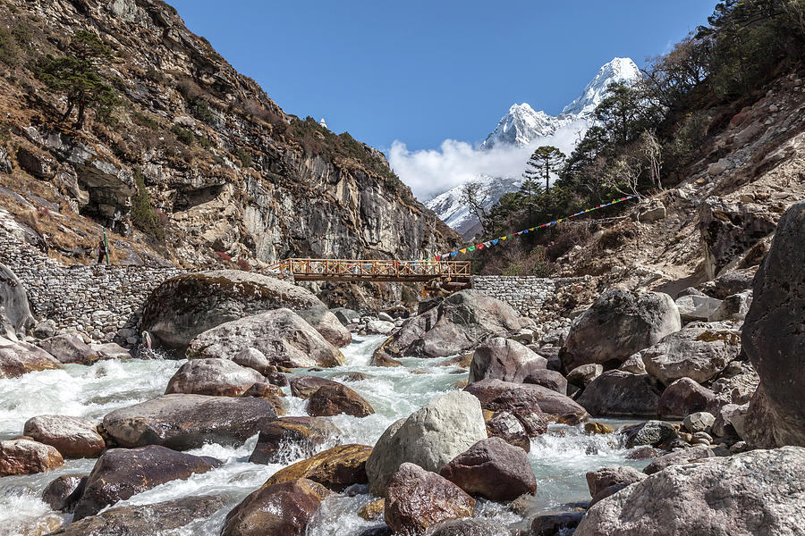Trekking Around Deboche Everest Photograph by Gail Johnson