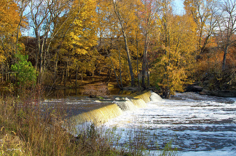 Trestle Hamilton  Michigan During Autumn 2 Photograph by Ken Figurski