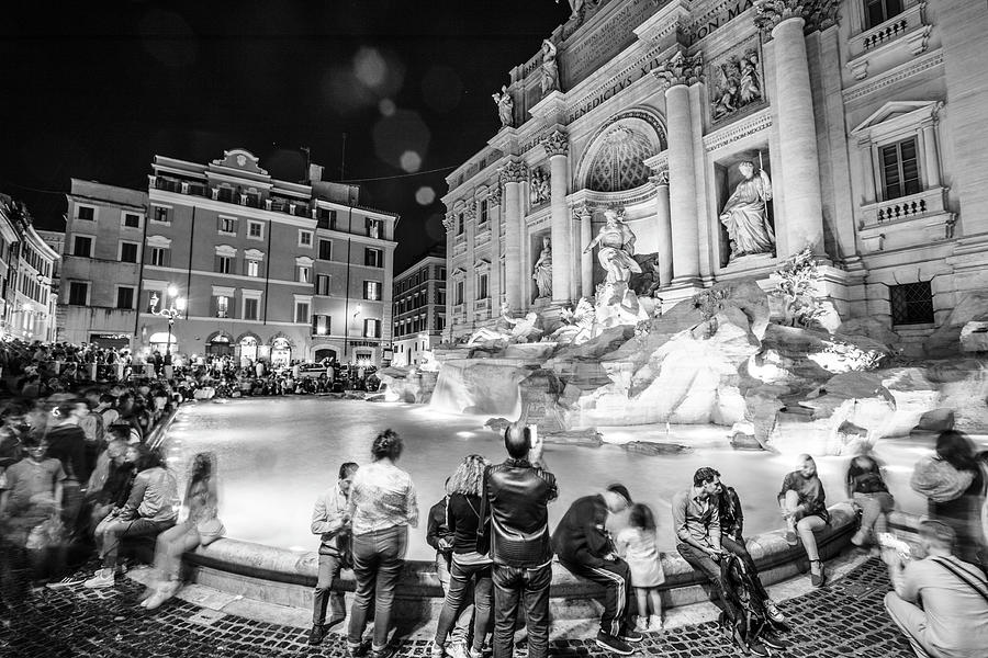 Trevi Fountain in Rome Photograph by John McGraw