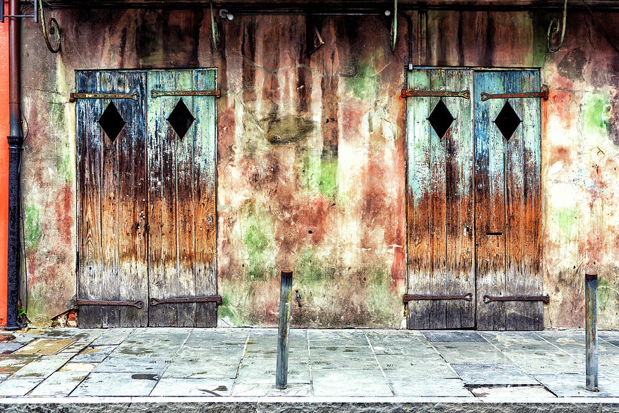 Triangle Doors at Preservation Hall in New Orleans Photograph by John Rizzuto