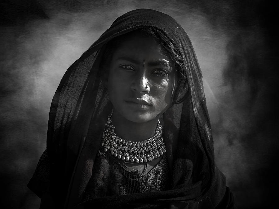 Pushkar Photograph - Tribal Girl by Svetlin Yosifov