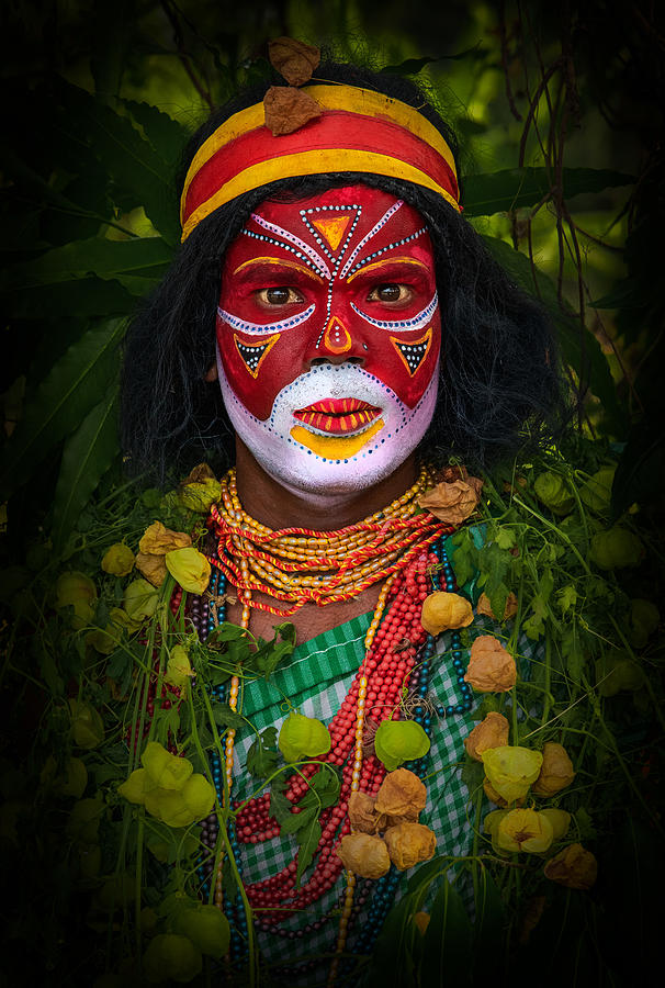 Performance Photograph - Tribal Man by Nilendu Banerjee