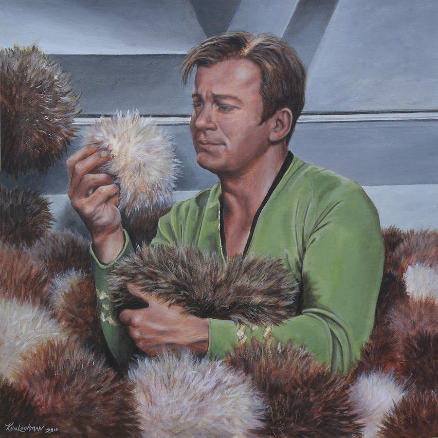 Tribble Trouble Painting by Kim Lockman
