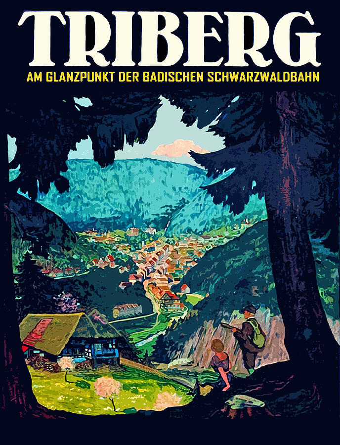 Triberg im Schwarzwald Digital Art by Long Shot