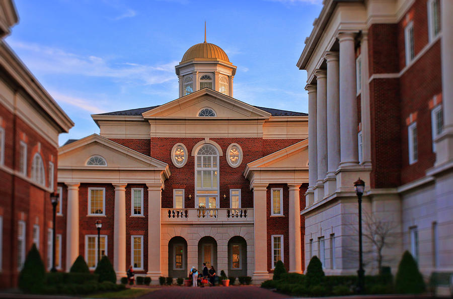 Trible Library At Christopher Newport University Side View Photograph