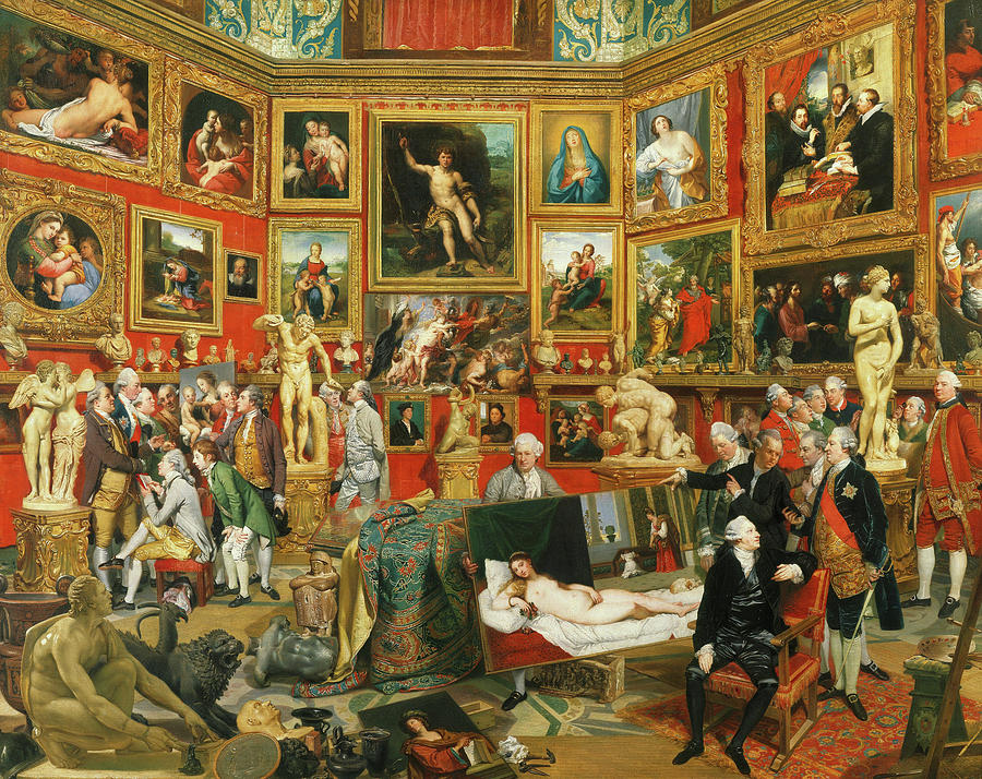 Zoffany Painting - Tribuna Of The Uffizi, 1777 by Johan Zoffany Zoffany Painting - Tribuna Of The Uffizi, 1777 by Johan Zoffany