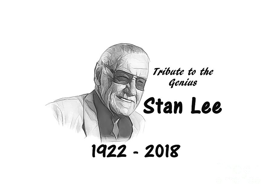 Tribute Stan Lee Mixed Media by Ed Taylor