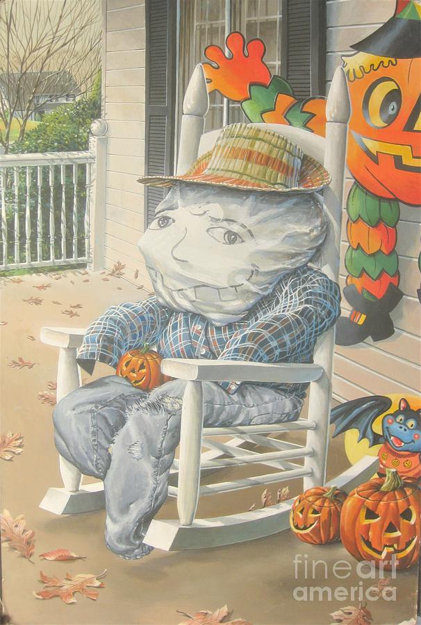 Trick Or Treat Painting by Bob George