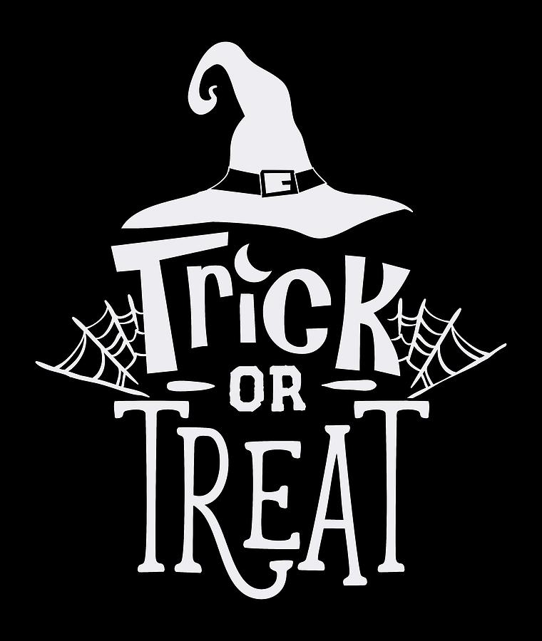 Trick or Treat Halloween Witch Hat Digital Art by Matthias Hauser