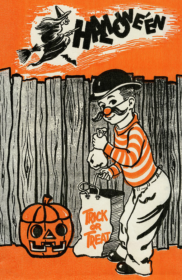 Trick or Treat - Hobo Painting by Unknown