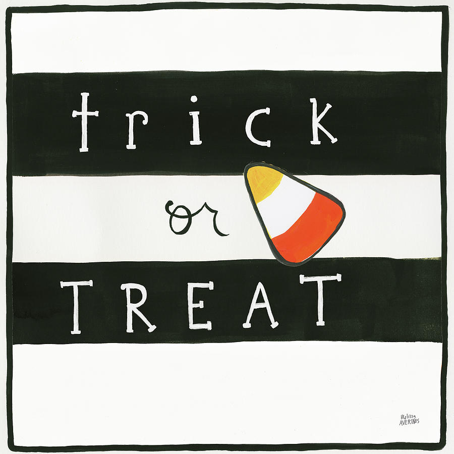 Candy Painting - Trick Or Treat by Melissa Averinos