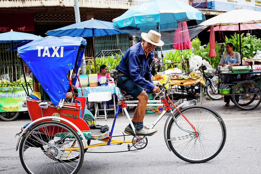 Trike at Warorot. Photograph by Lavonne Bosman - Fine Art America