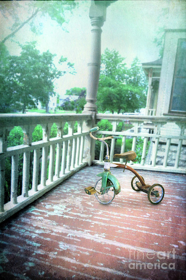 Trike on Front Porch Photograph by Jill Battaglia