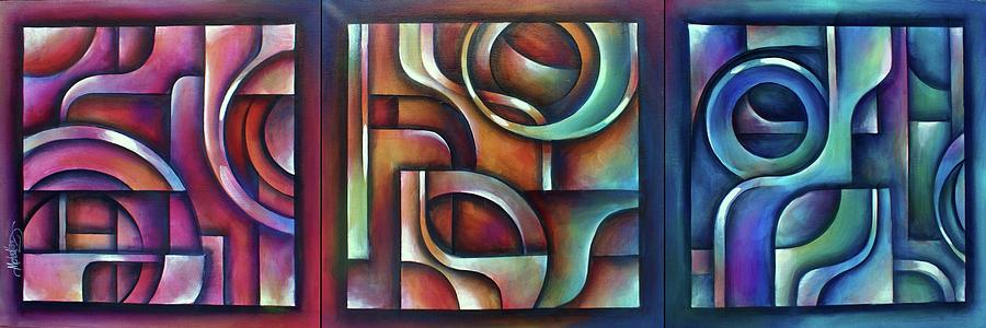  Trilogy Painting by Michael Lang