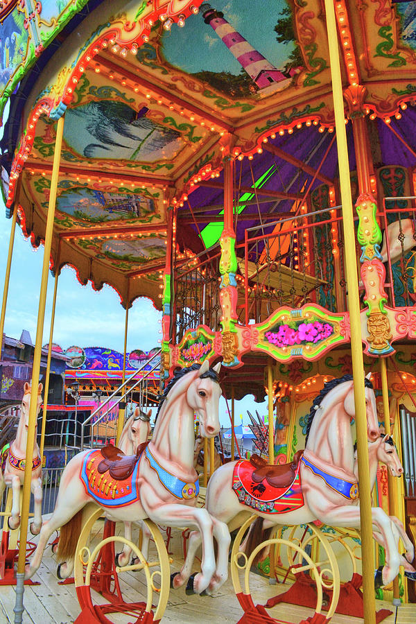 Trimpers Carousel Photograph by JAMART Photography