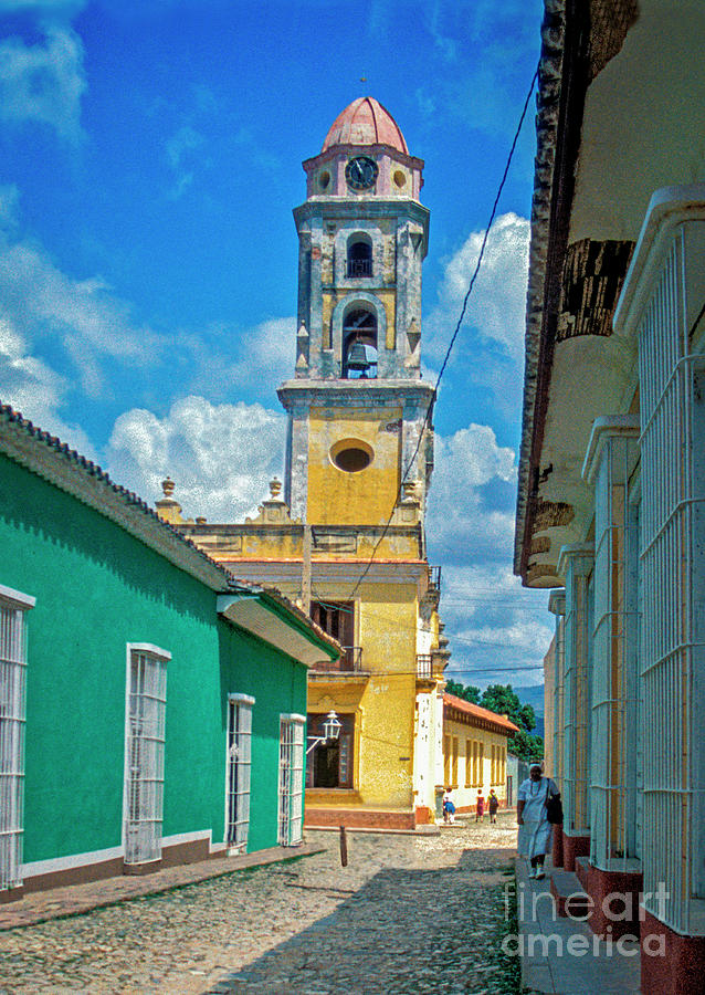 Trinidad Cuba Church Bell Tower Photograph by David Zanzinger