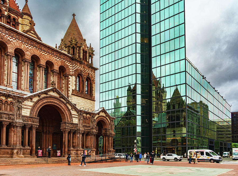 Trinity Church Reflections Photograph by Sharon Popek