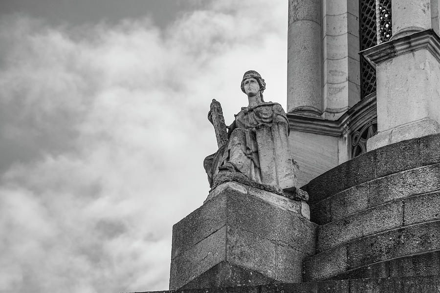 Trinity COllege Dubline Statue 1 Photograph by John McGraw