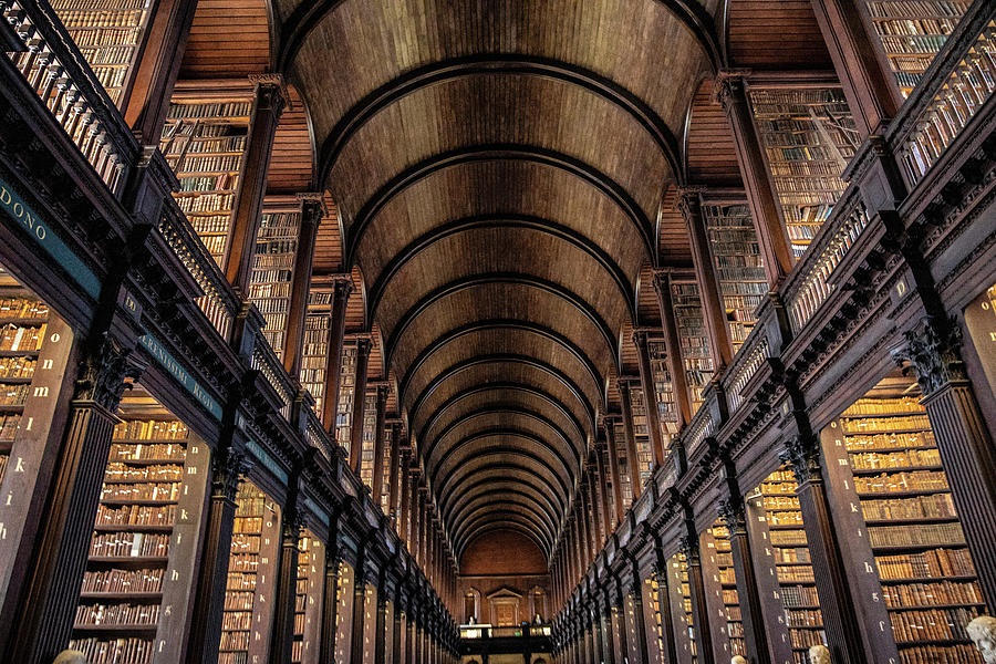 Trinity College Library in Dublin  Photograph by John McGraw