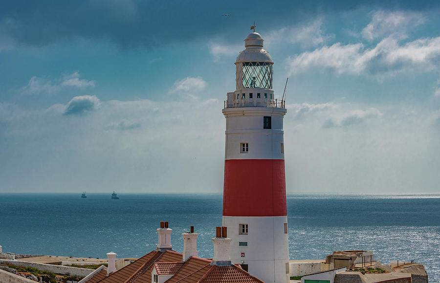Trinity Lighthouse of Europa Point Photograph by Marcy Wielfaert