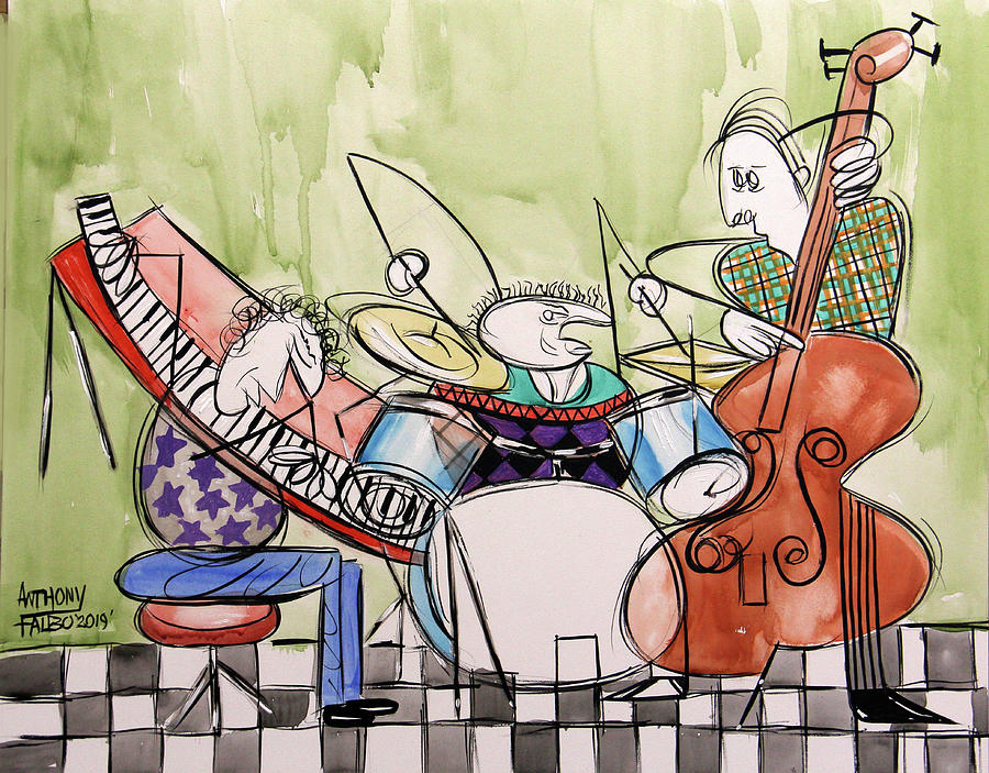 Trio Painting by Anthony Falbo