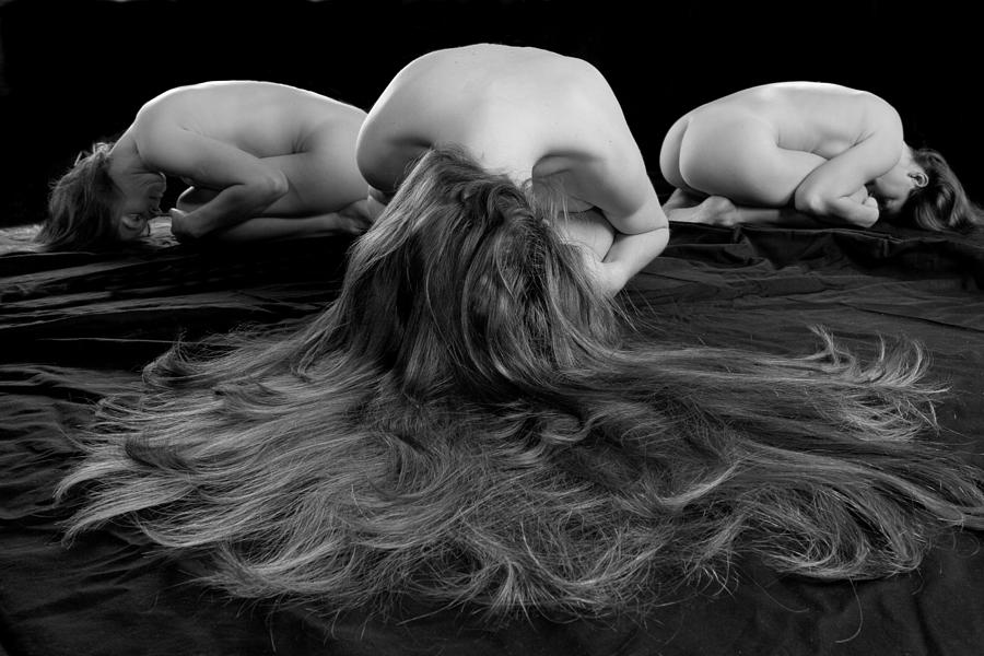 Triple Nude Photograph by Amit Bar