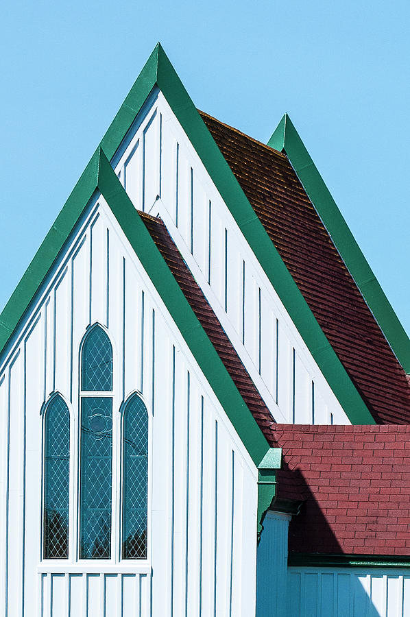 Triple Triangle Anglican Church Photograph by Ginger Stein