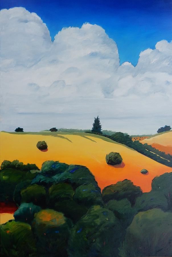 Clouds Painting - Tripping Panel 3 by Gary Coleman