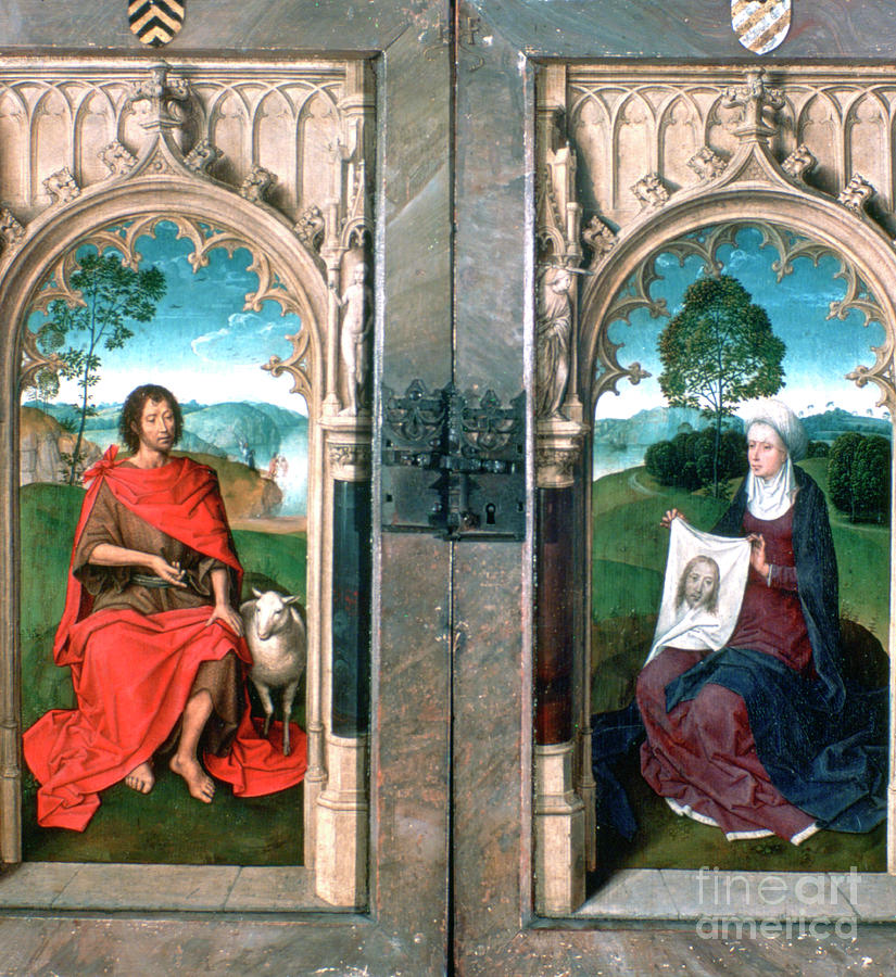 Triptych Of Jan Florain, 1479. Artist Drawing by Print Collector