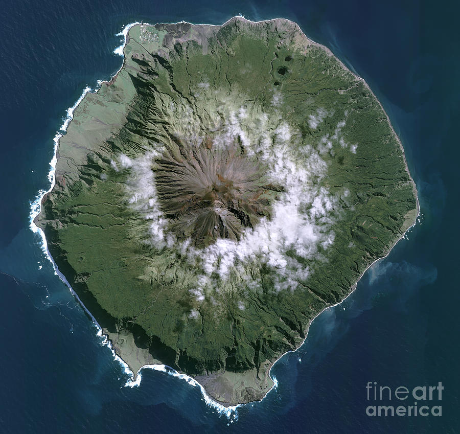 Tristan Da Cunha Photograph by Airbus Defence And Space / Science Photo Library