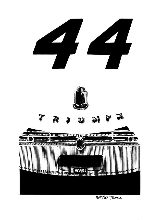 Triumph 44 Drawing by Bill Tomsa