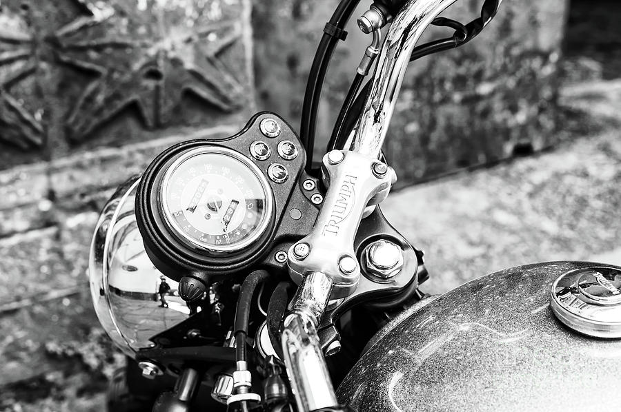 Triumph Odometer in Sorrento Photograph by John Rizzuto