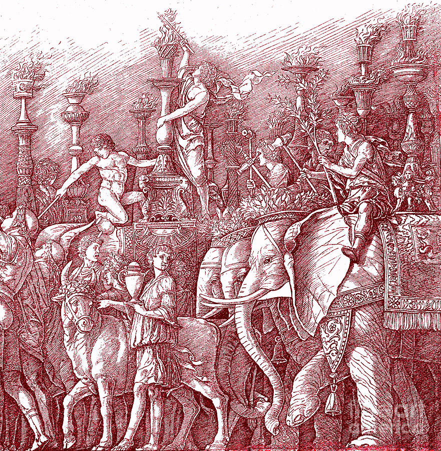 Andrea Mantegna Photograph - Triumphs Of Caesar by Collection Abecasis/science Photo Library
