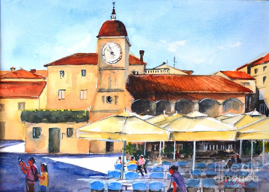 Trogir, Croatia Painting by Betty M M Wong