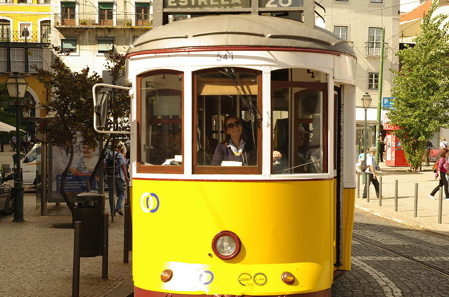 Trolley Car - Lisbon Portugal Photograph by Rob Johnston
