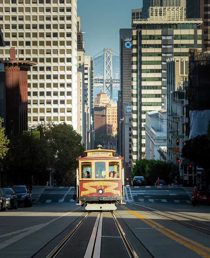 Trolly In San Francisco Photograph by Max Seigal - Fine Art America