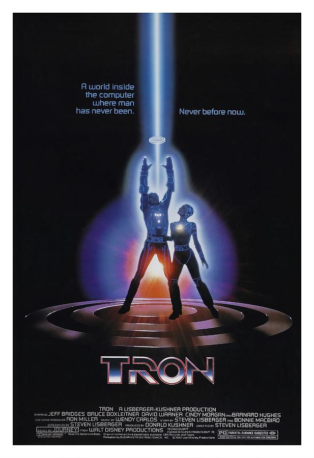 Movie Poster Photograph - Tron -1982-. by Album