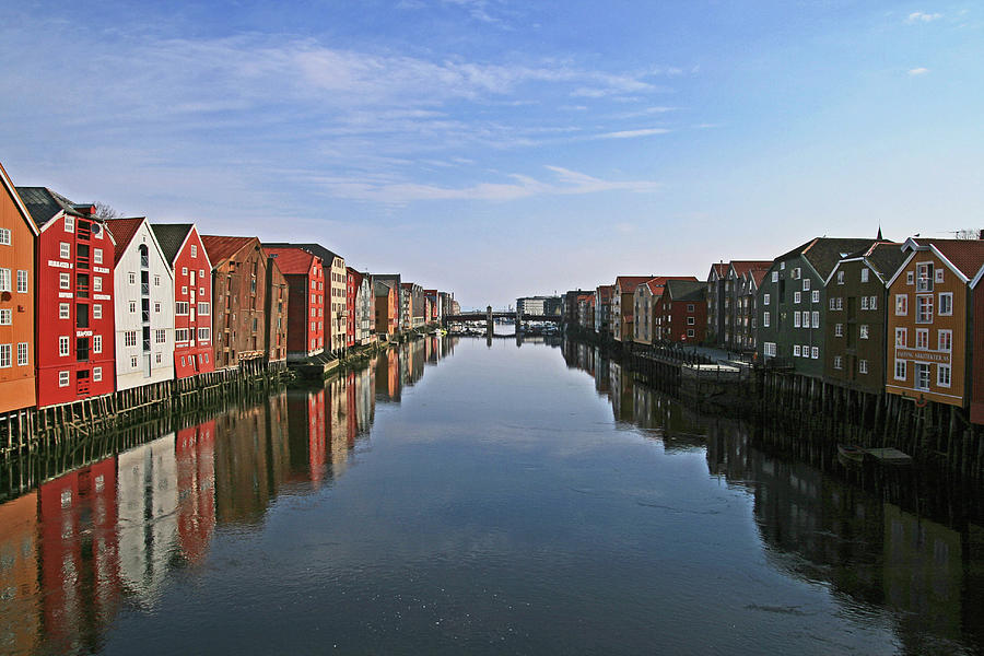 Trondheim Reflections Photograph by Images By Roy Dobb