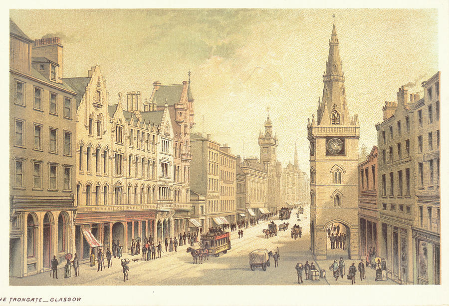 Trongate In Glasgow Photograph by Kean Collection