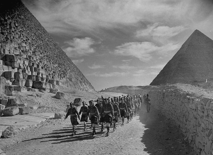 Troops in Egypt Photograph by Margaret Bourke-White